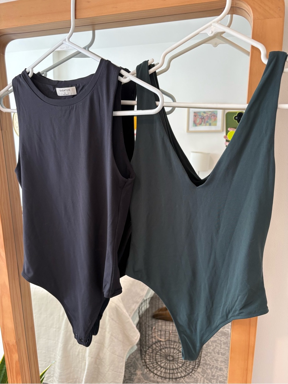 Babaton bundle of Bodysuits in Black and Teal